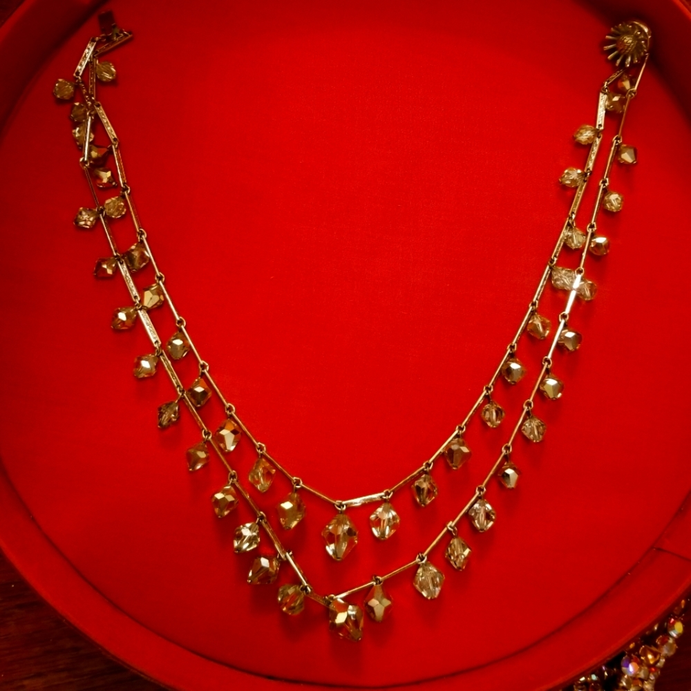 Gorgeous vintage silver necklace